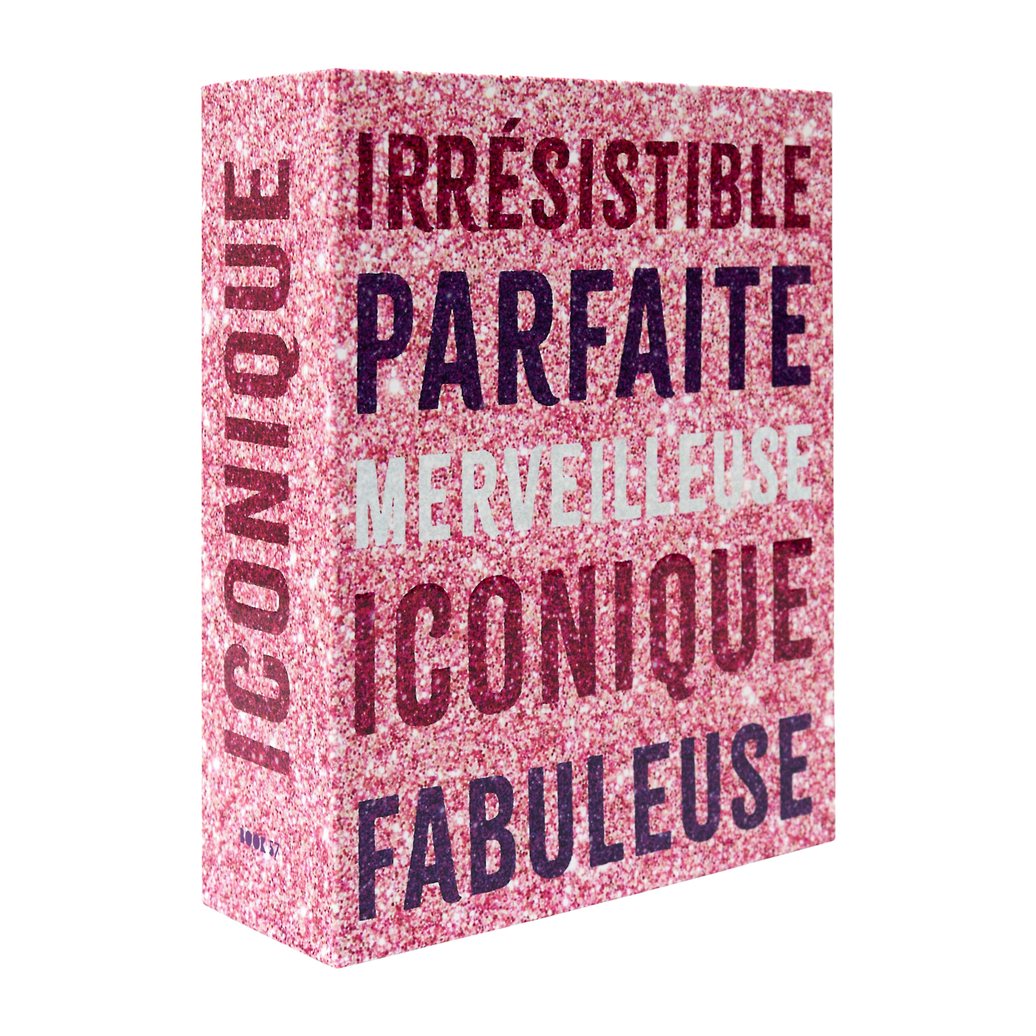 Bougie - THE CONCEPT FACTORY - Parfumée - Diffuseur - Pailleté - Rose