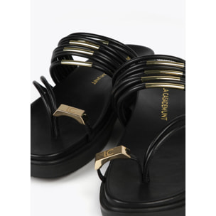 Sandali fascette arrotondate