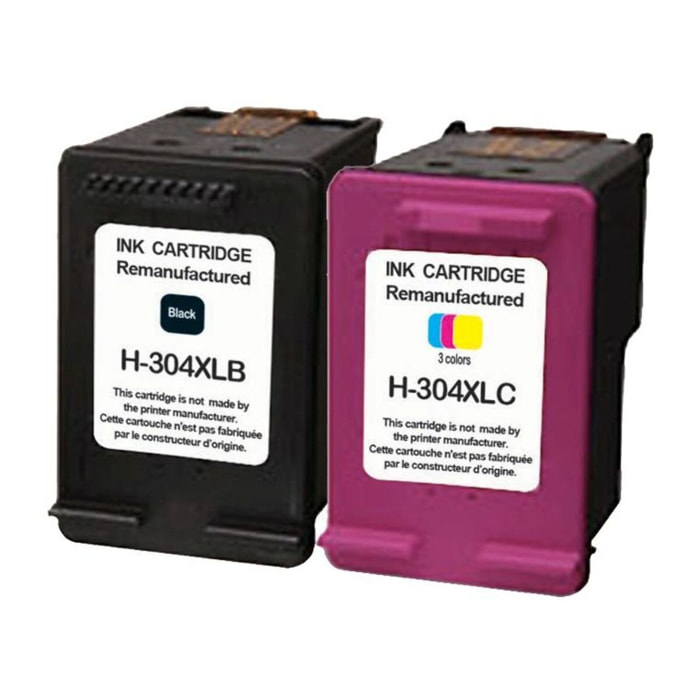 Cartouche d'encre ESSENTIELB H 304 XL noir + 3 couleurs