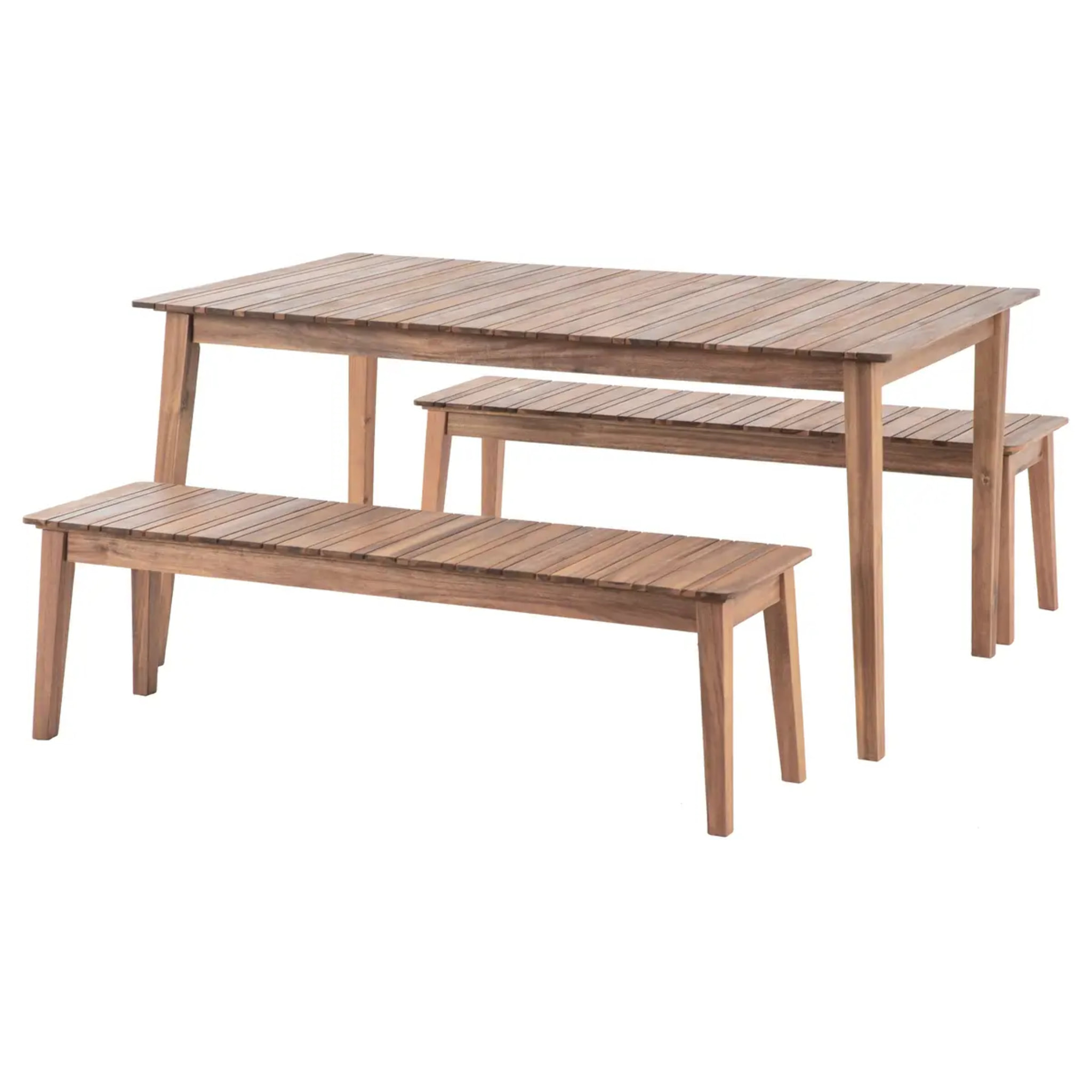 Table de jardin rectangulaire "Tiwi" 8 places en acacia