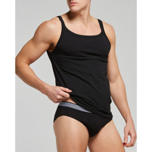 CANOTTA SPALLA STRETTA SCOLLO U