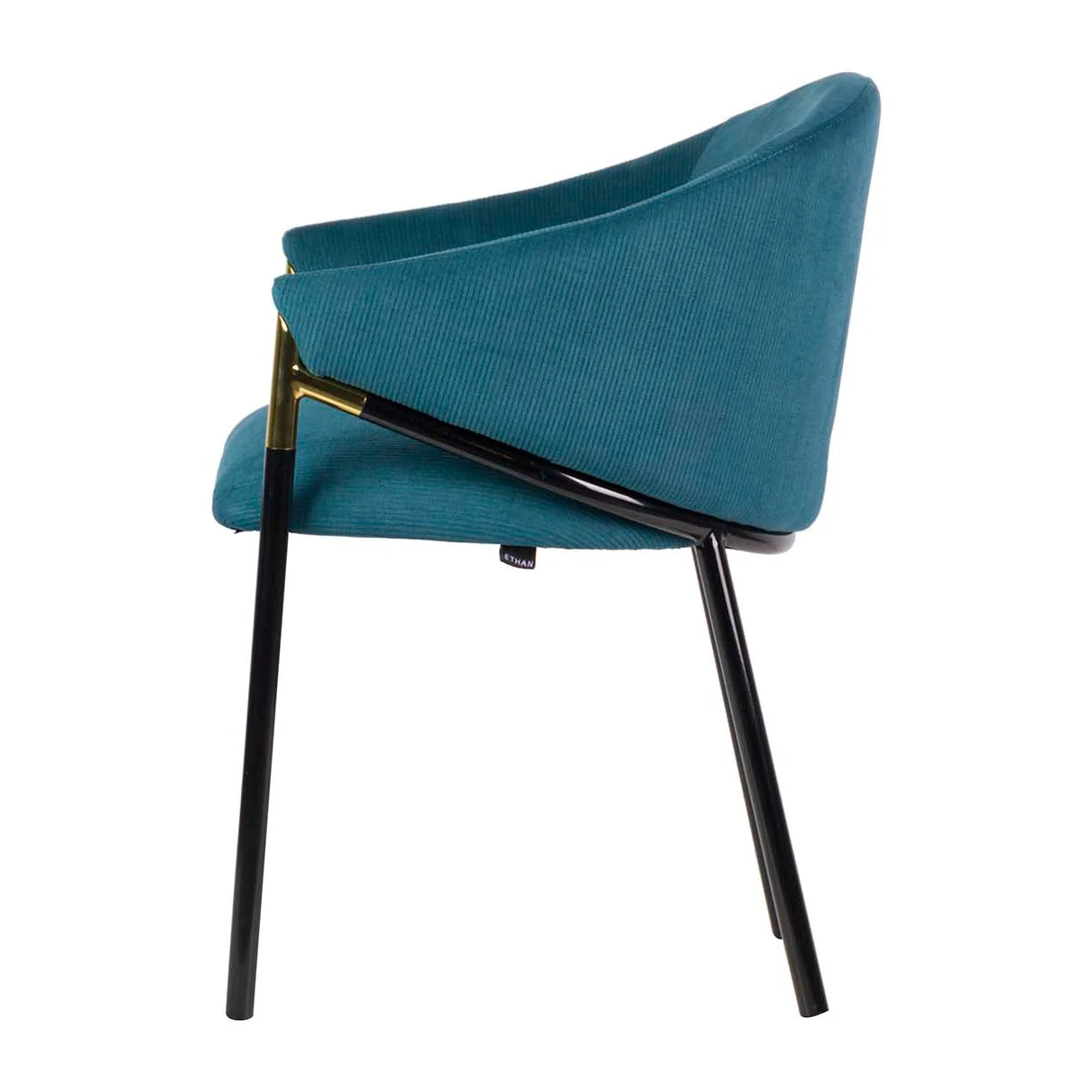 Silla Velvet Azul Atlanta 57x57x79 Cm