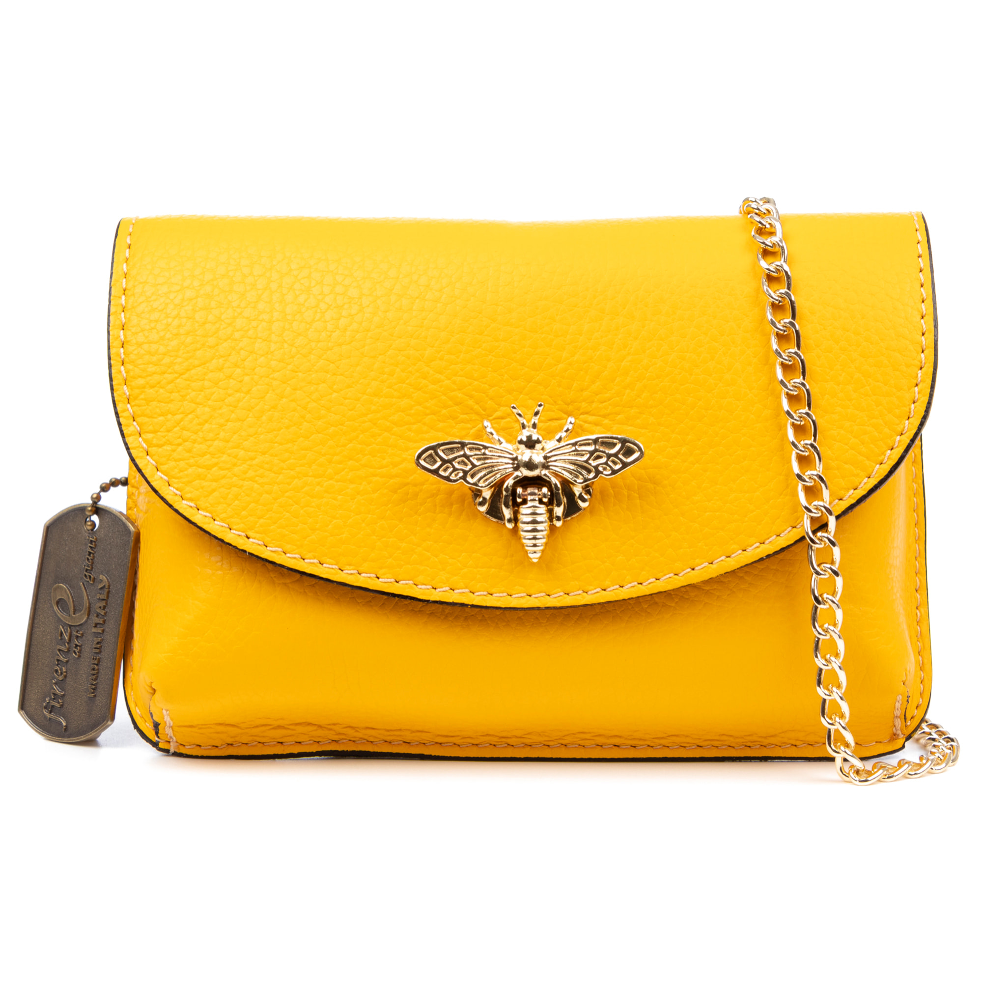 Aquilonia bolso de mano mujer. Piel auténtica acabado Dollaro.