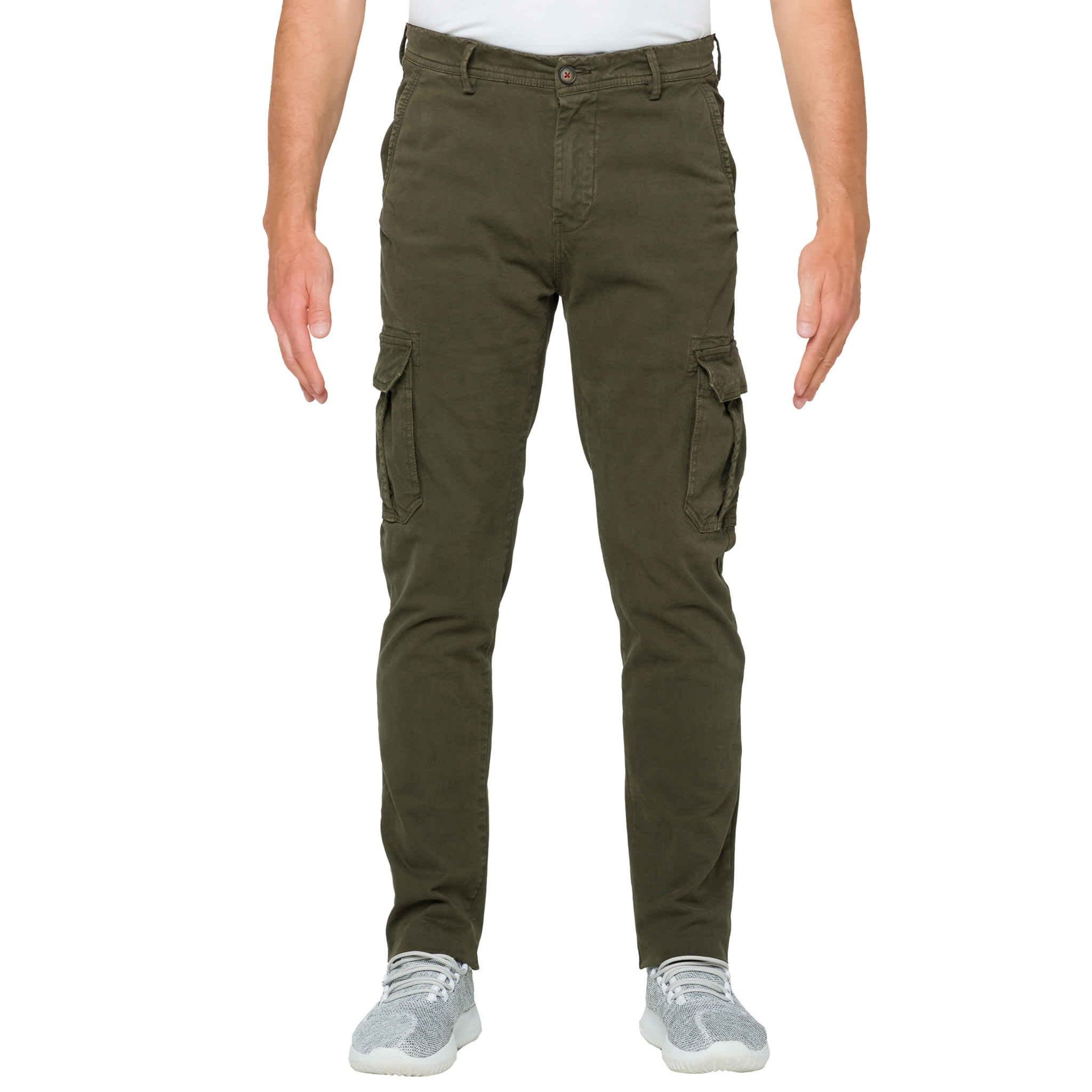 Pantalone Hot Buttered Birrabeen cargo Verde Militare