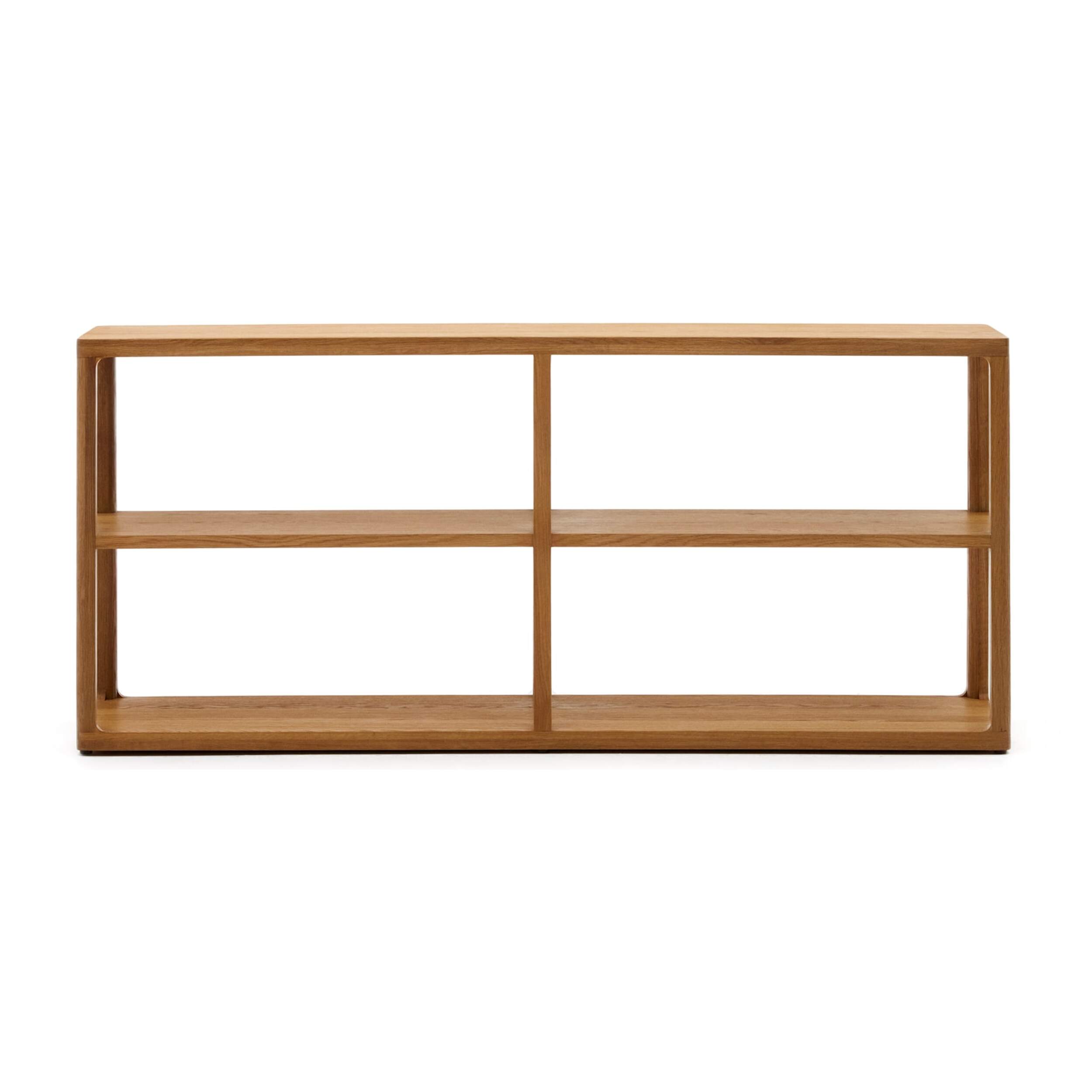 Estantería Maymai con estructura de madera maciza de roble 180 x 81 cm