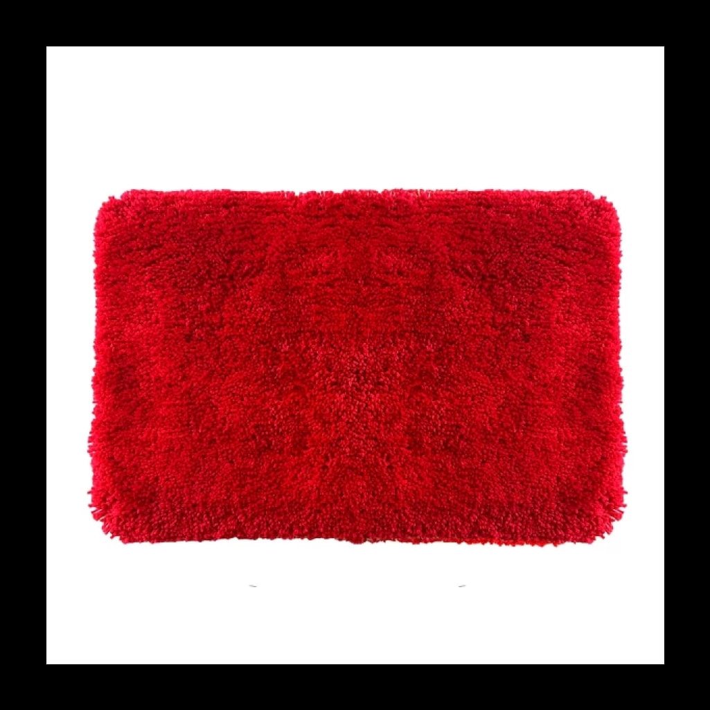 Spirella Tapis de bain Microfibre HIGHLAND 80x150cm Rouge