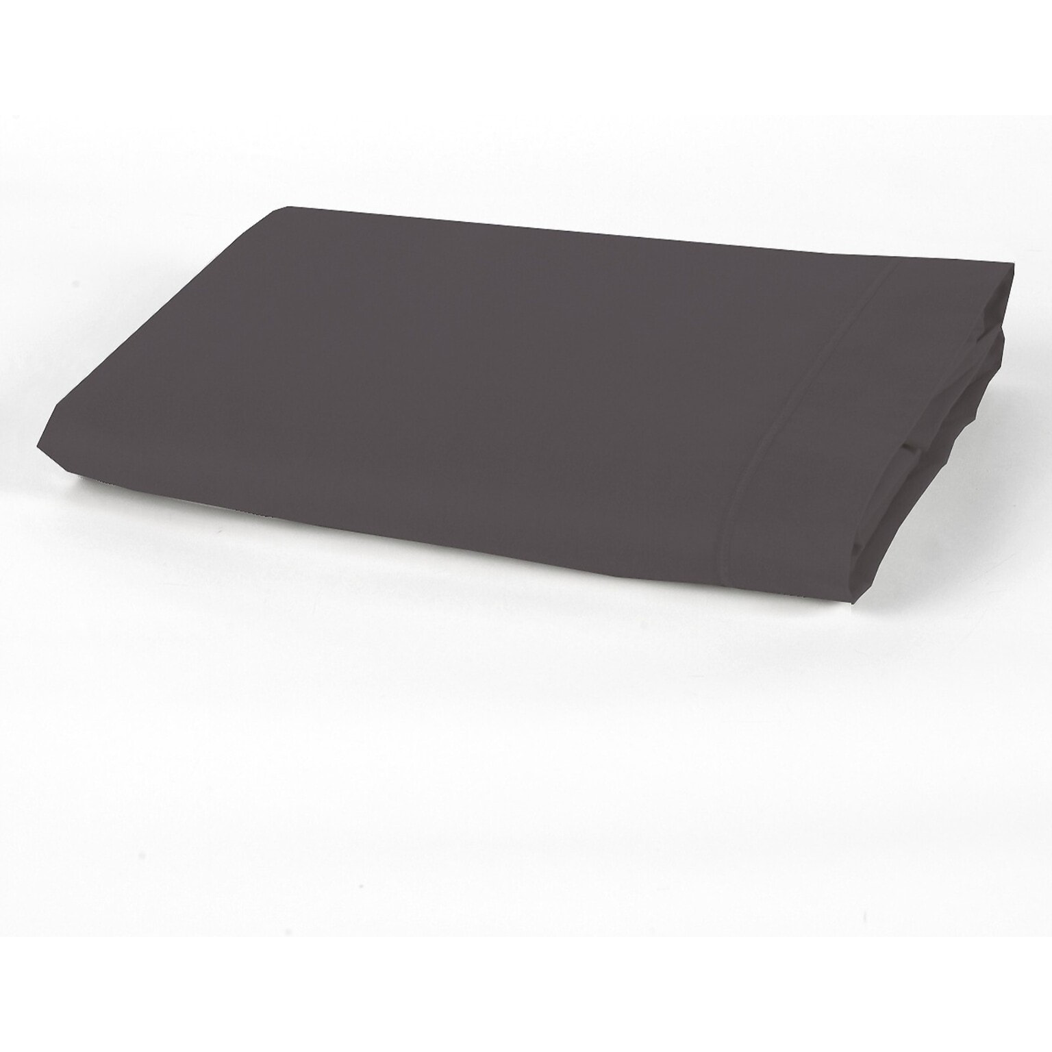 DRAP 2 PERS 240x300 percale de Coton - PERCALE GRIS