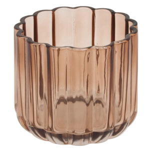 Pot à coton Florea ambre