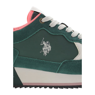 U.S. Polo Assn. - Sneakers SACHA005WDSN2 in camoscio per donna