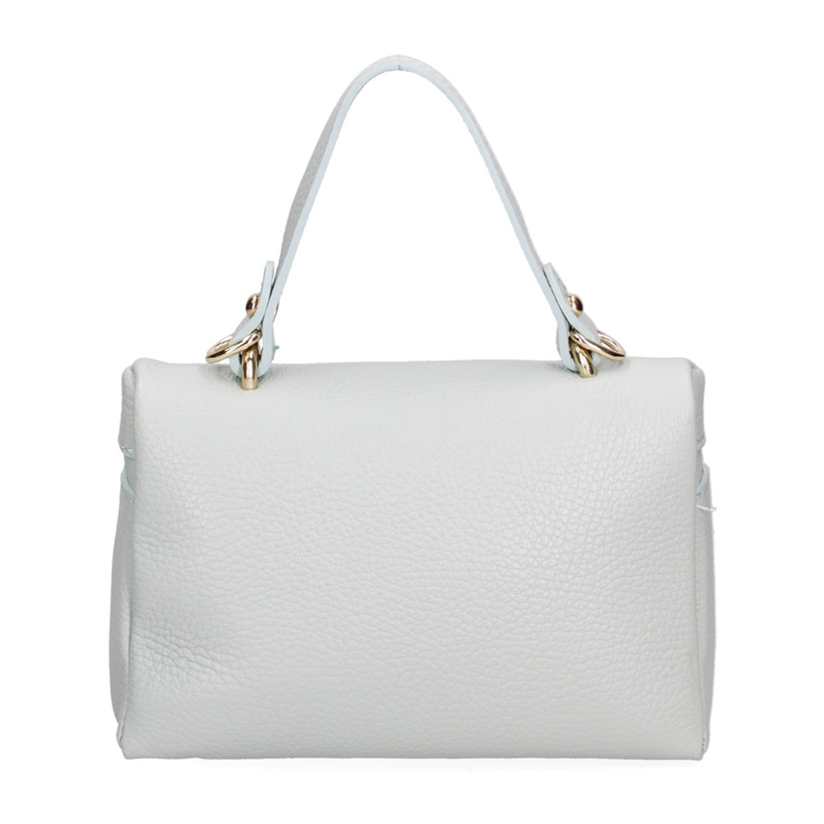 Borsa a mano da donna - Modello False - Vera pelle - 20.0 x 13.0 x 7.0 cm