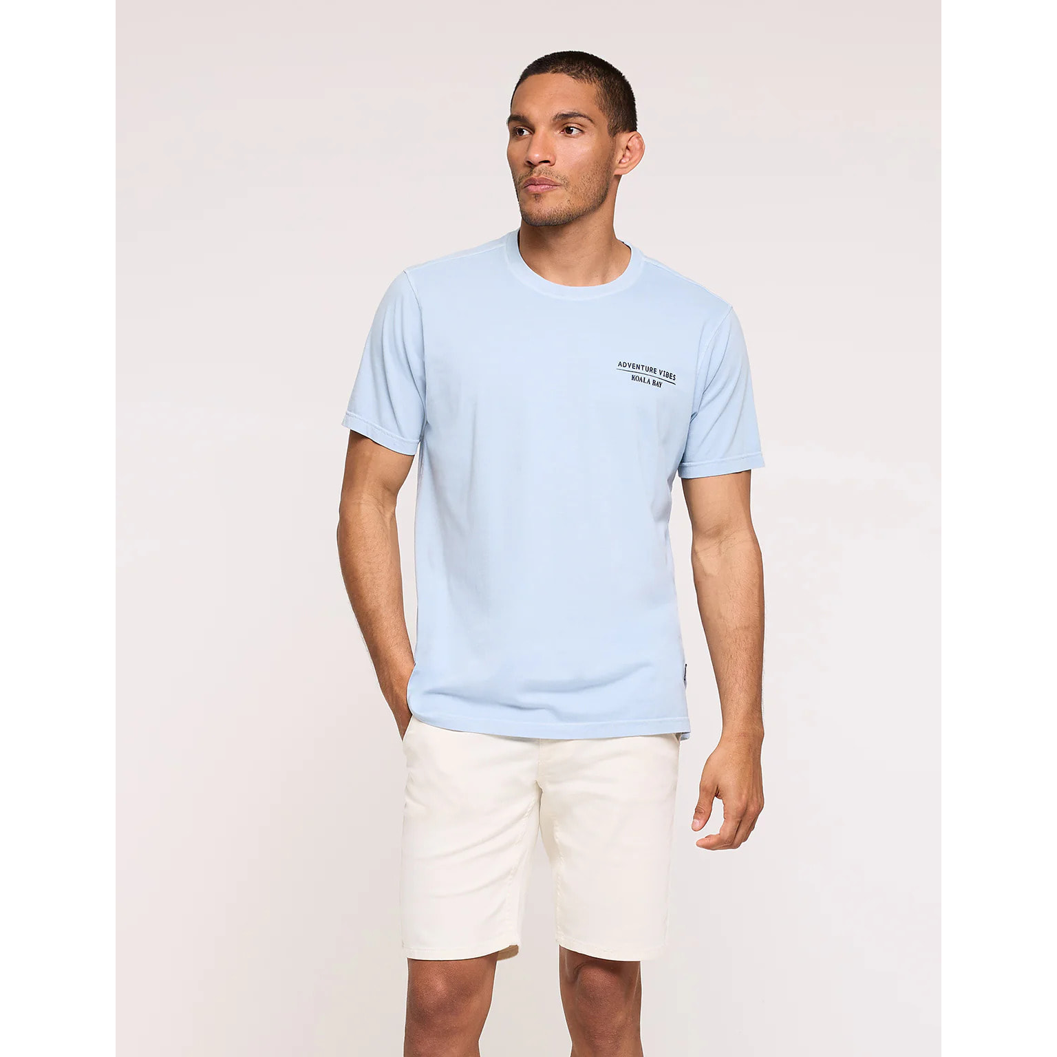 Camiseta Manga Corta Azul Celeste - Renkar