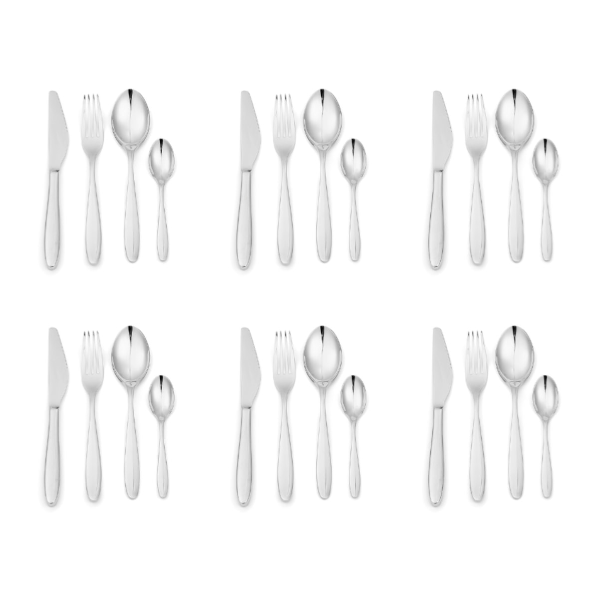 Ménagère 24 pièces - "Pivoine"