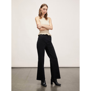 Motivi - Vaqueros wide leg modelo Lila - Negro