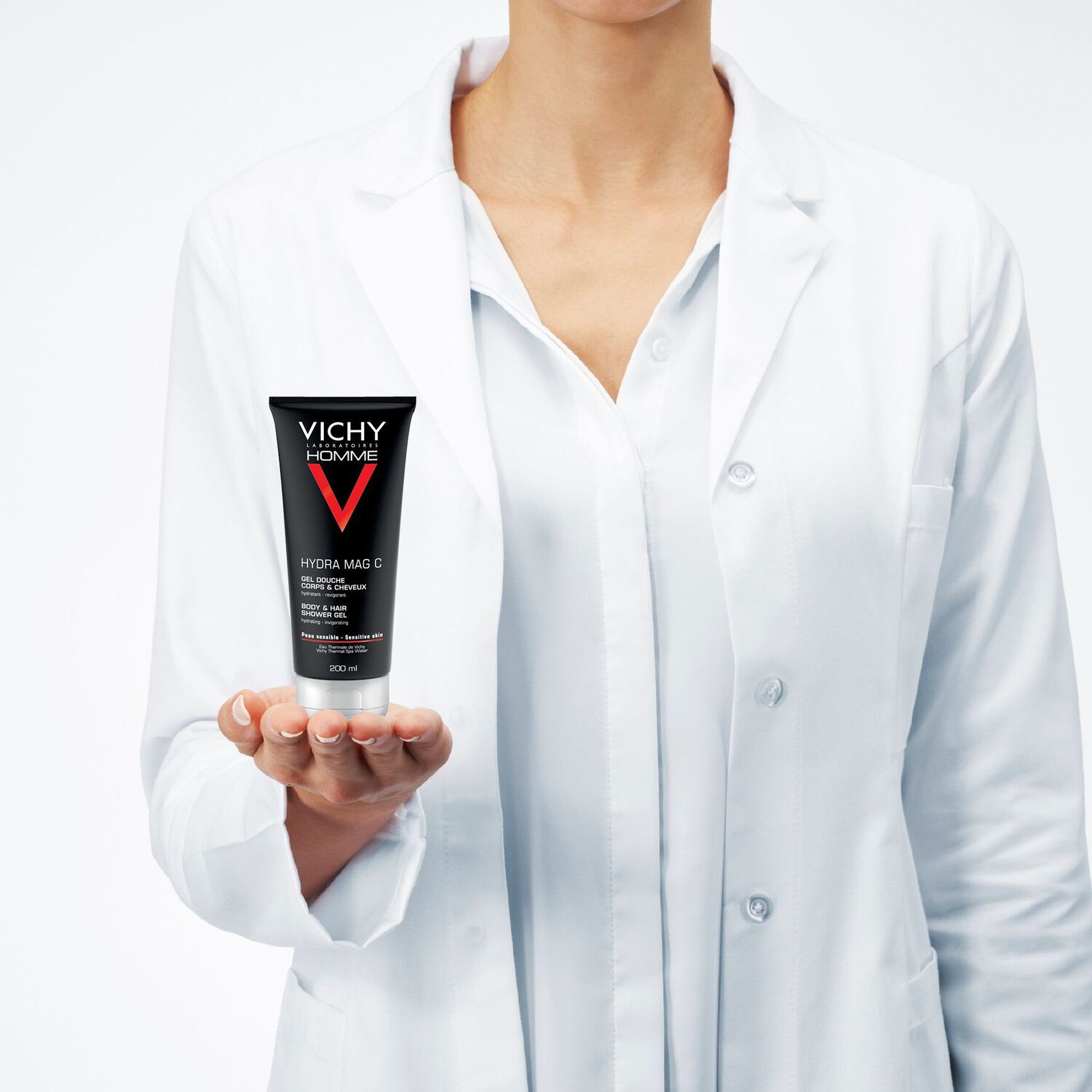 Vichy Homme - Duo Gel Douche Hydratant Revigorant 2x200 ml