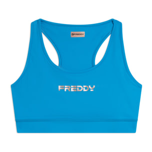 Top sportivo medio supporto in tessuto tecnico traspirante