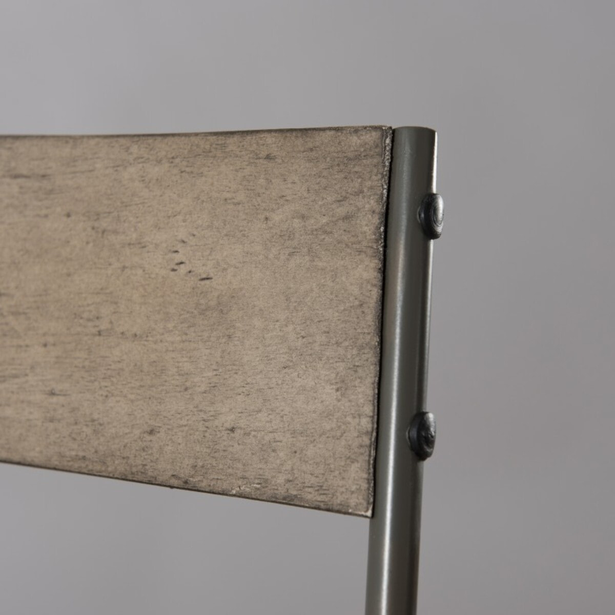 EMILE - Lot de 2 chaises scandi bois et métal EMILE