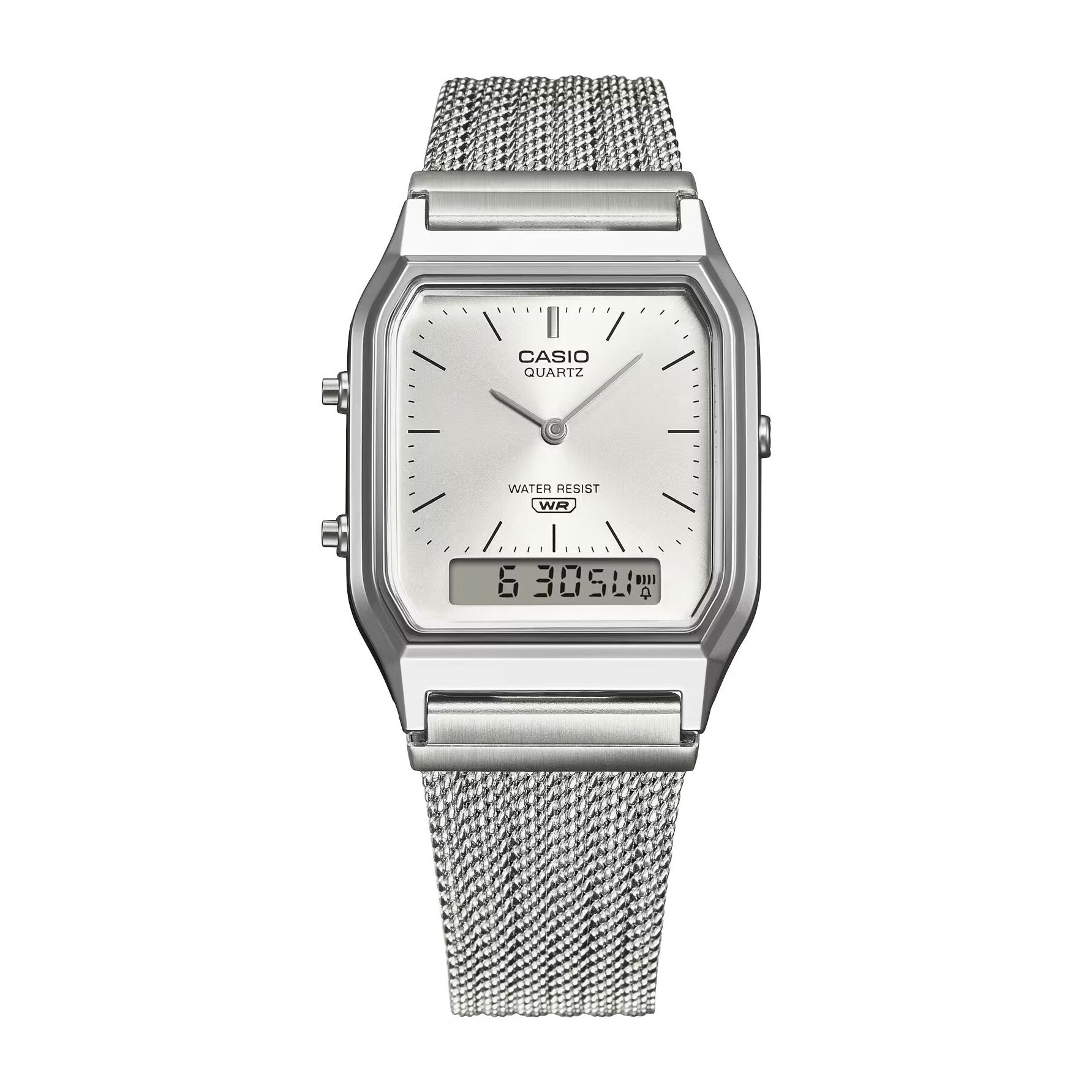 Reloj Casio AQ-230EM-7A Unisex Analogico/digital Cuarzo con Correa de Acero inoxidable