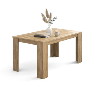 Mesa de comedor Naya en roble canadian 140X80 cm Roble Canadian