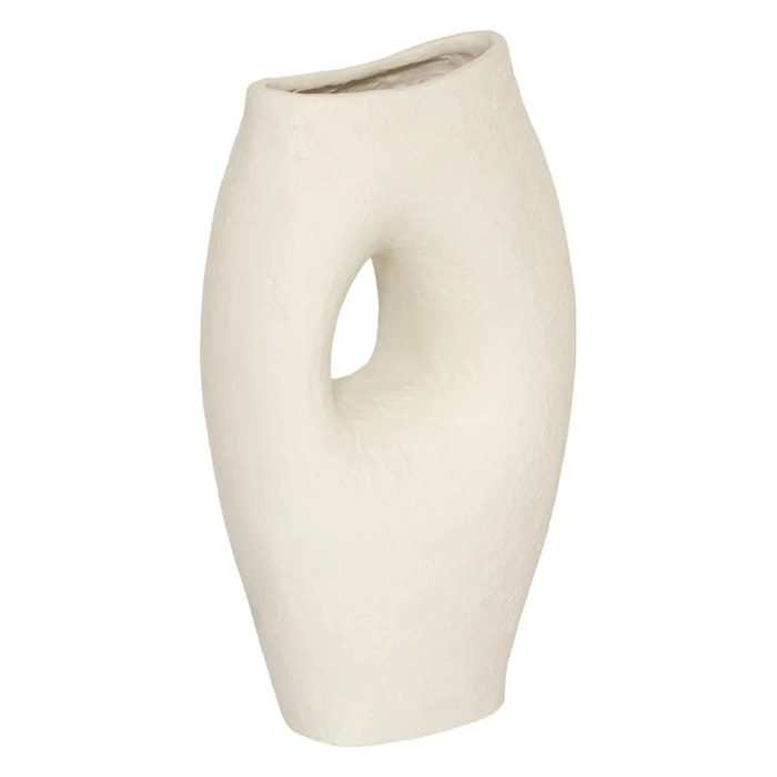 Vase Brea H.51cm blanc