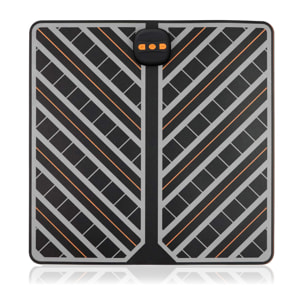 Stimolatore per piedi EMS portatile pieghevole. Massaggiatore per migliorare la circolazione dei piedi.