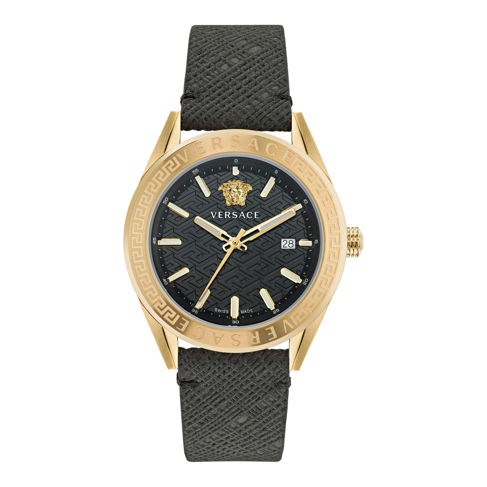 Reloj Versace VE6A00223 Hombre Analogico Cuarzo con Correa de Cuero