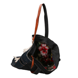 Borsa a spalla da Donna Jasmine in Cotone Prodotto Vegano 40x37x18 cm