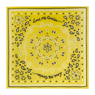 Lot de 20 serviettes papier bandana - Jaune