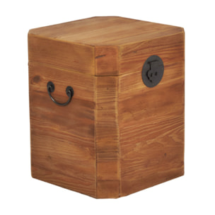 Coffre H39 cm de rangement en bois massif de pin recyclé - ORIGIN