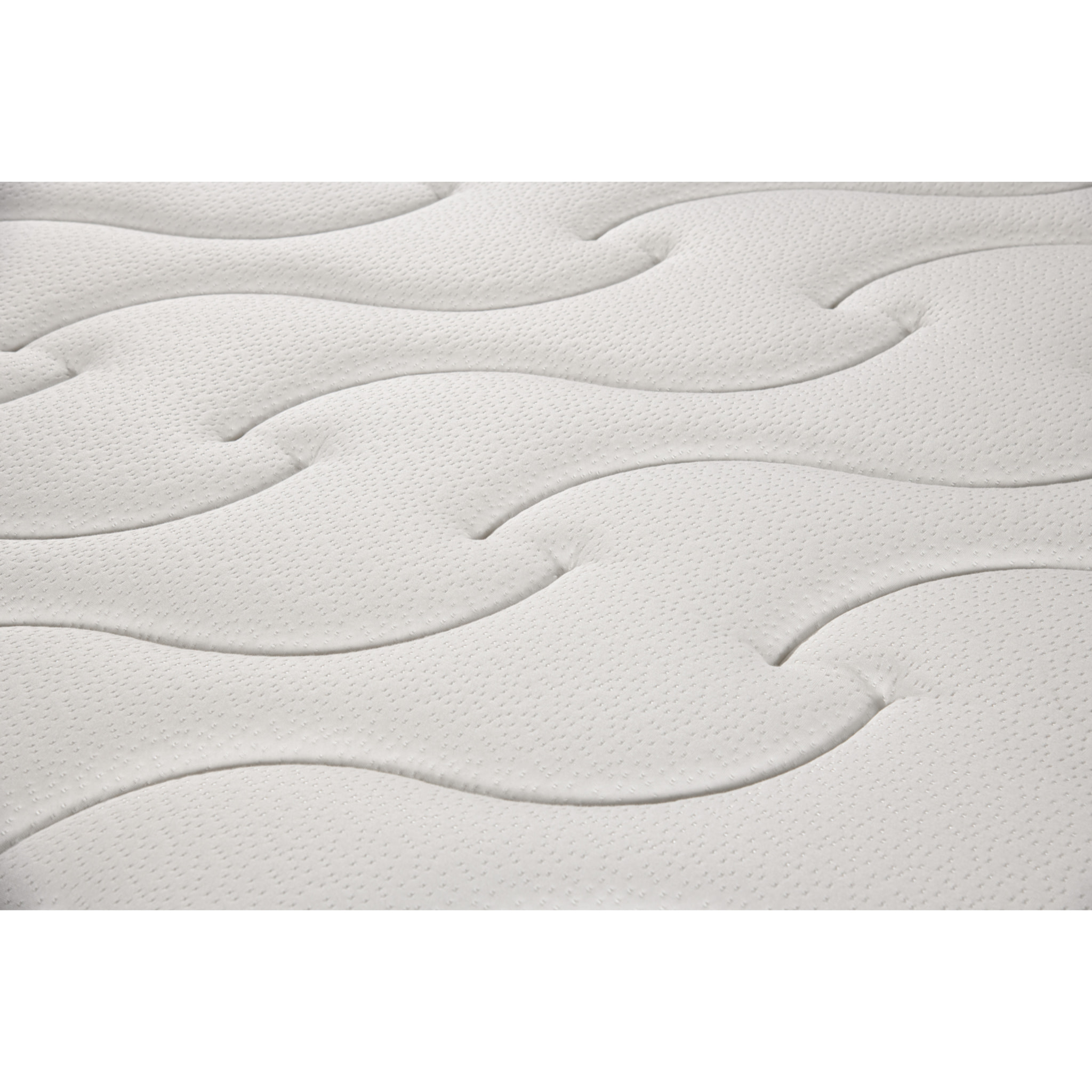 Ensemble LE PUISSANT, matelas H25 ressorts ensachés, mi-ferme, 2 sommiers