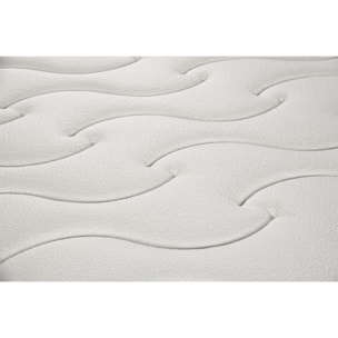 Ensemble LE PUISSANT, matelas H25 ressorts ensachés, mi-ferme, 2 sommiers