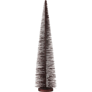 J-Line décoration Sapin De Noël Paillettes - plastique - bordeaux - large