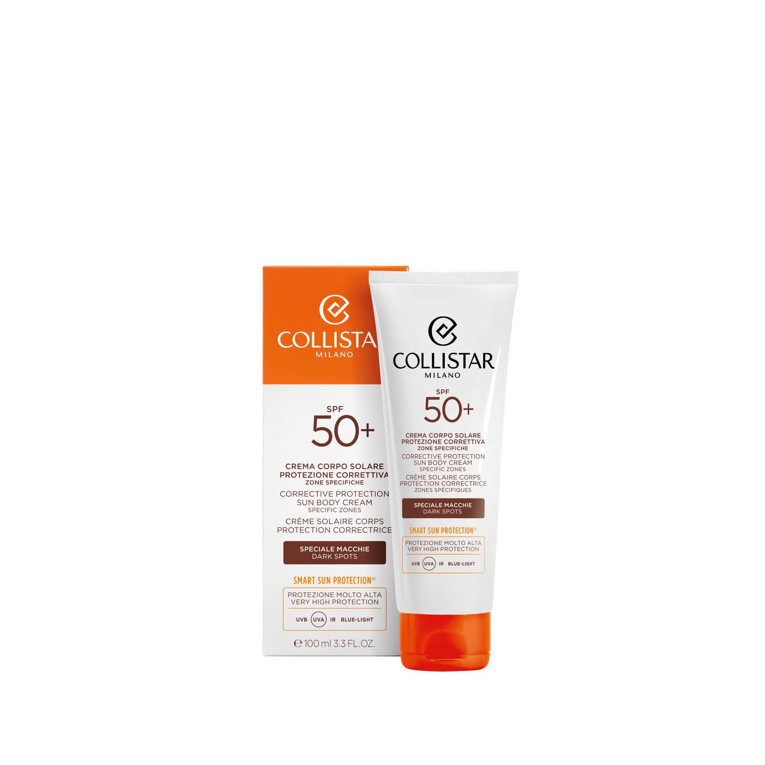 Crème Solaire Corps - Protection Correctrice Zones Spécifiques SPF 50+ - Special Taches 100 ml
