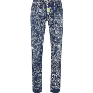 PHILIPP PLEIN Vaqueros de corte recto