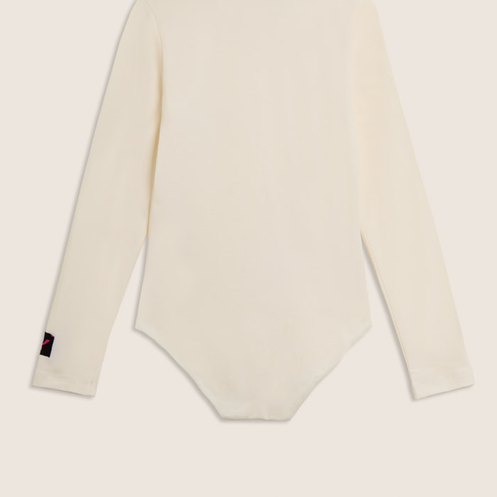 Body Junior a lupetto in cotone stretch