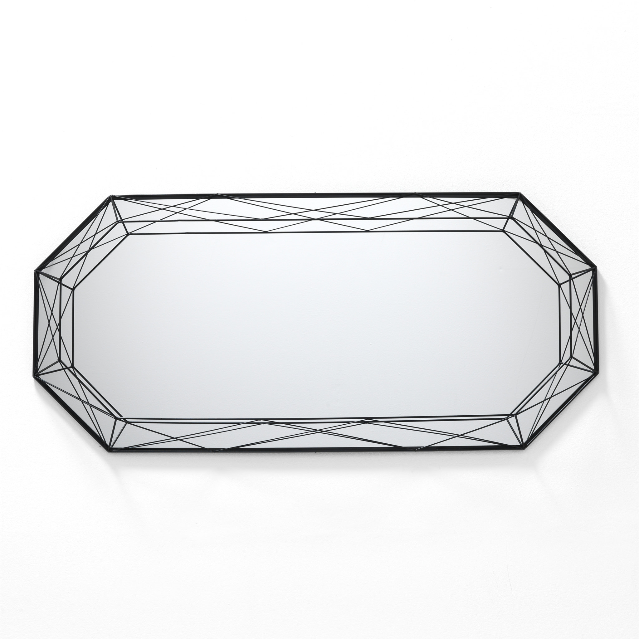 Tomasucci Miroir mural DIAMOND 120 Noir