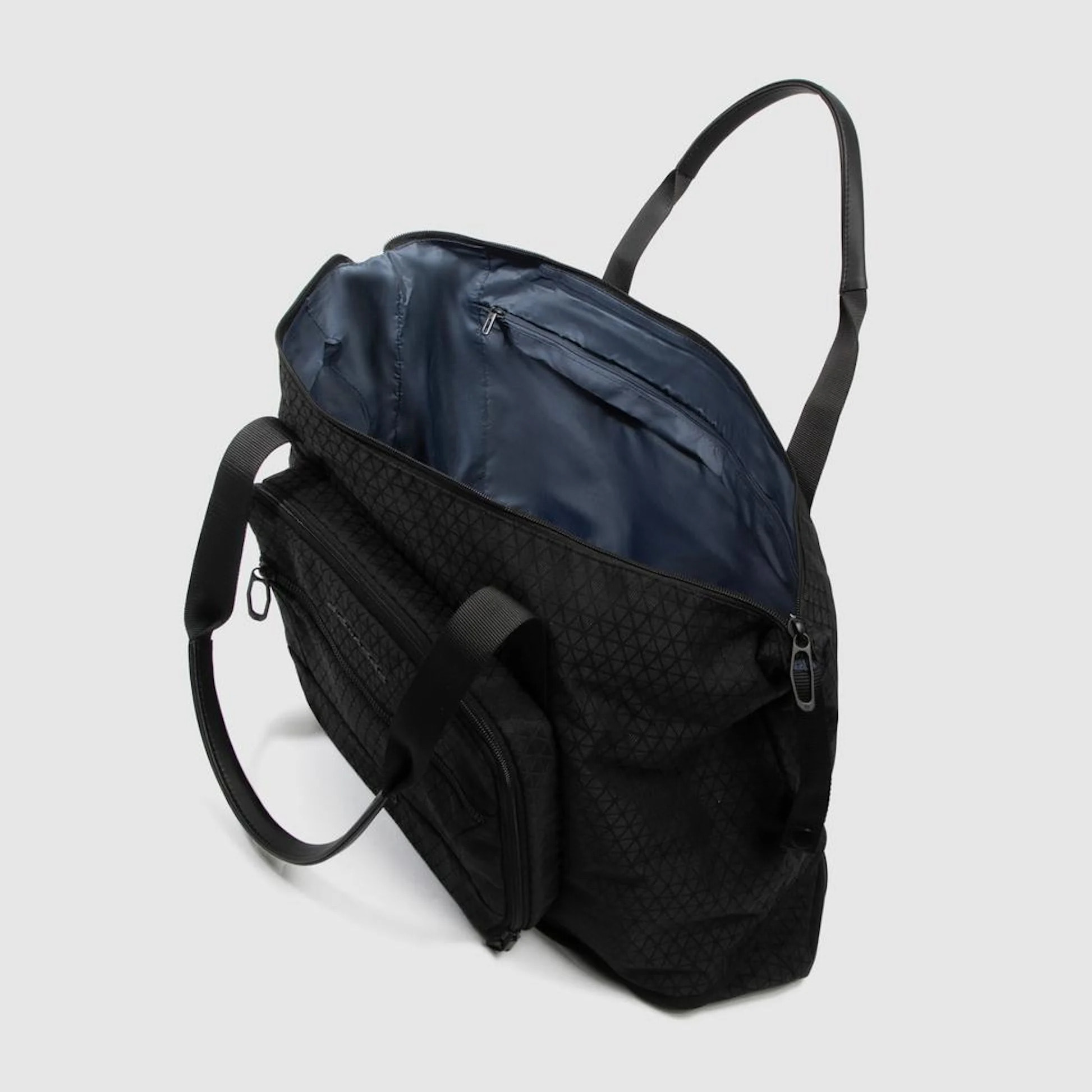 Piquadro Borsa da viaggio pieghevole in tessuto riciclato, espandibile