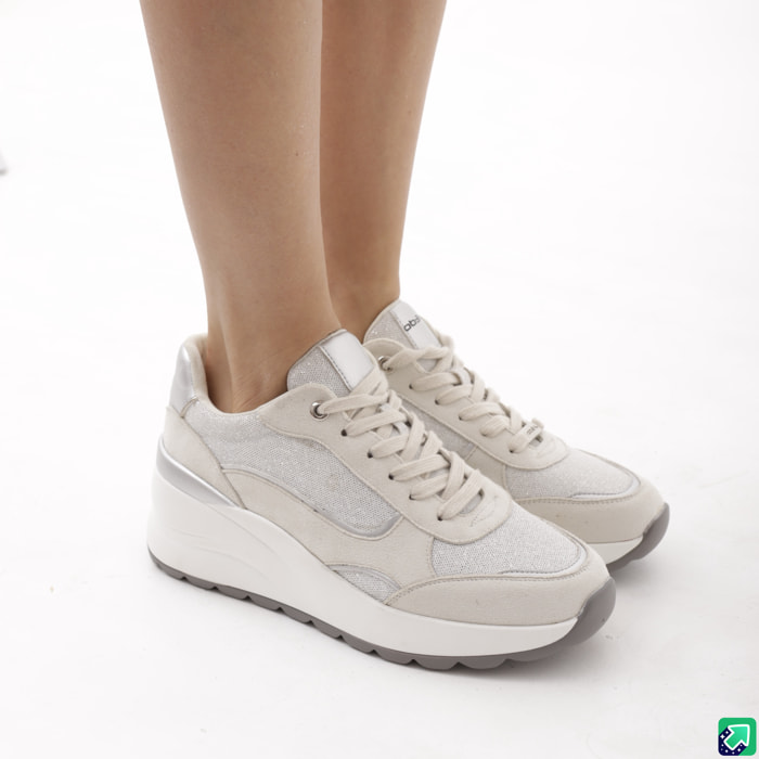 SNEAKERS ZEPPA SHINY CHOCOLA' GRIGIO