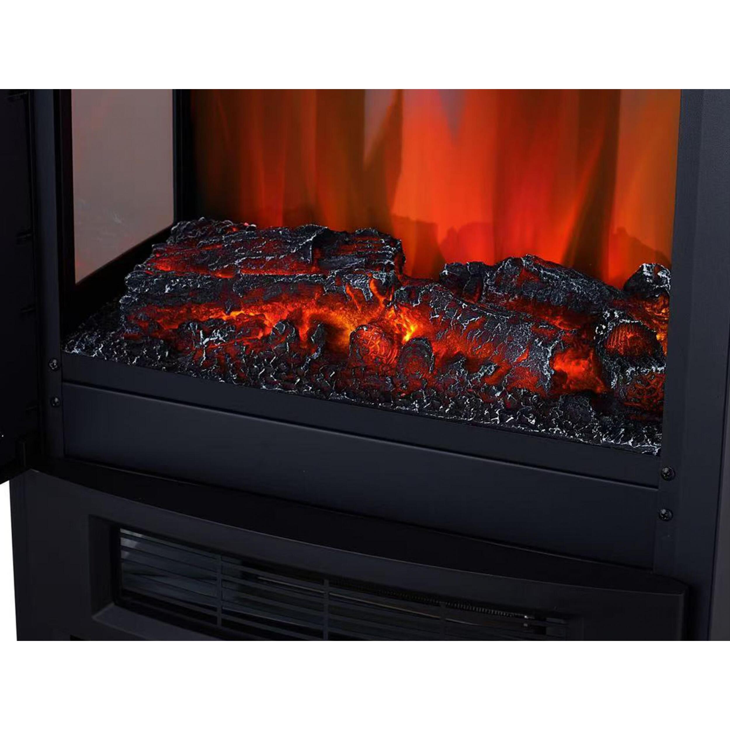 Cheminée électrique sur pied avec commande WiFi App