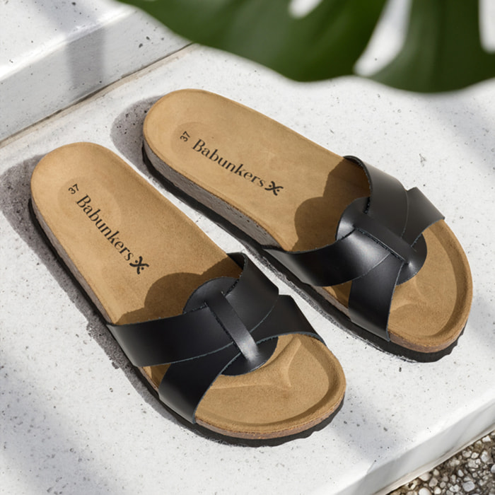 Sandalo BABUNKERS NERO