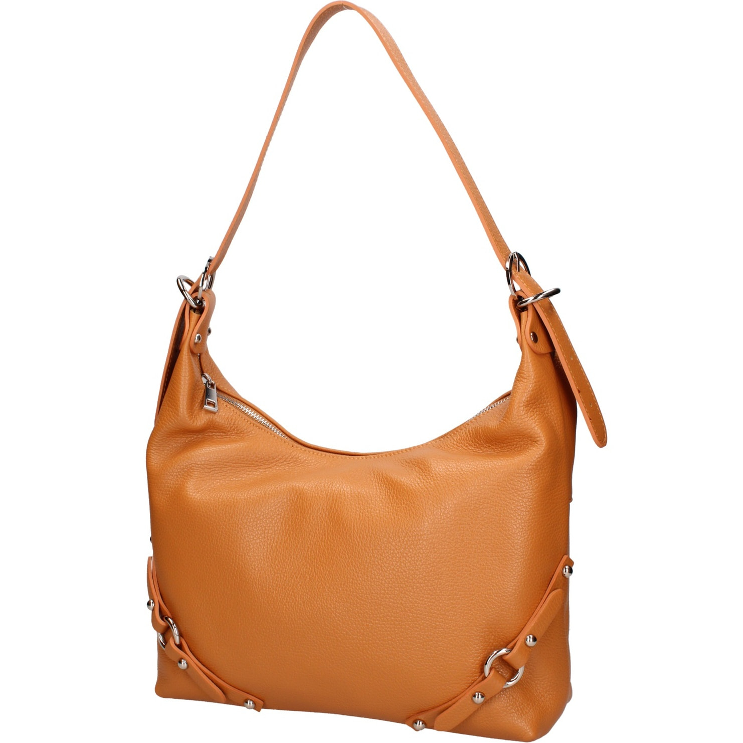 Borsa a spalla da donna - Modello Fiorenza Lux - Vera pelle - 30.0 x 30.0 x 9.0 cm