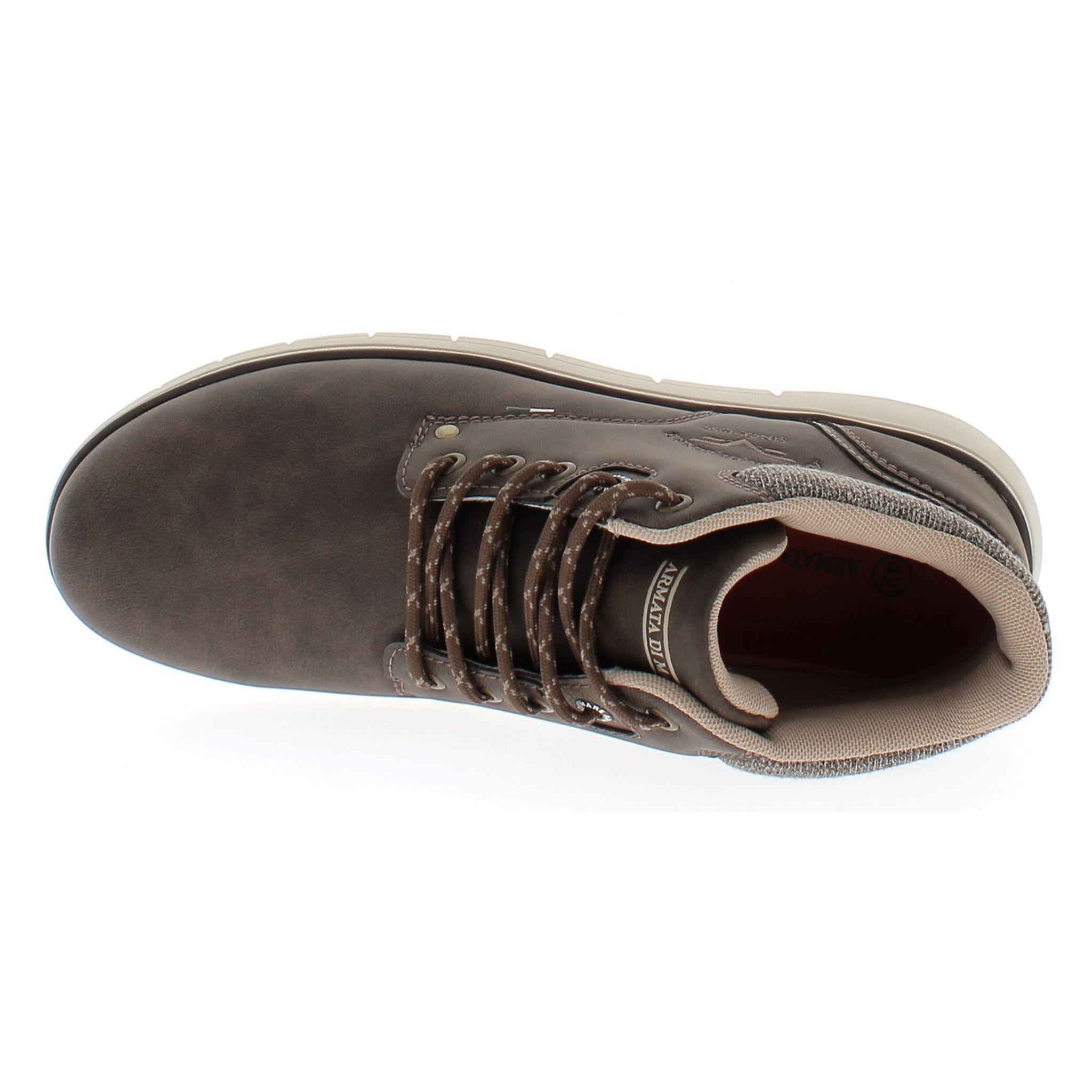 Armata di Mare Scarpe Uomo Stivaletti Casual Stringati con Soletta Rimovibile in Memory Foam AMU 2L827 Dk Brown
