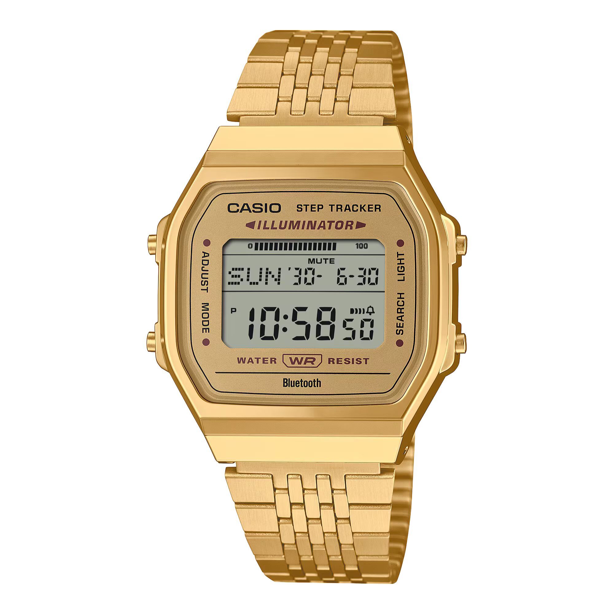 Reloj Casio ABL-100WEG-9A Unisex Digital Cuarzo con Correa de Acero inoxidable