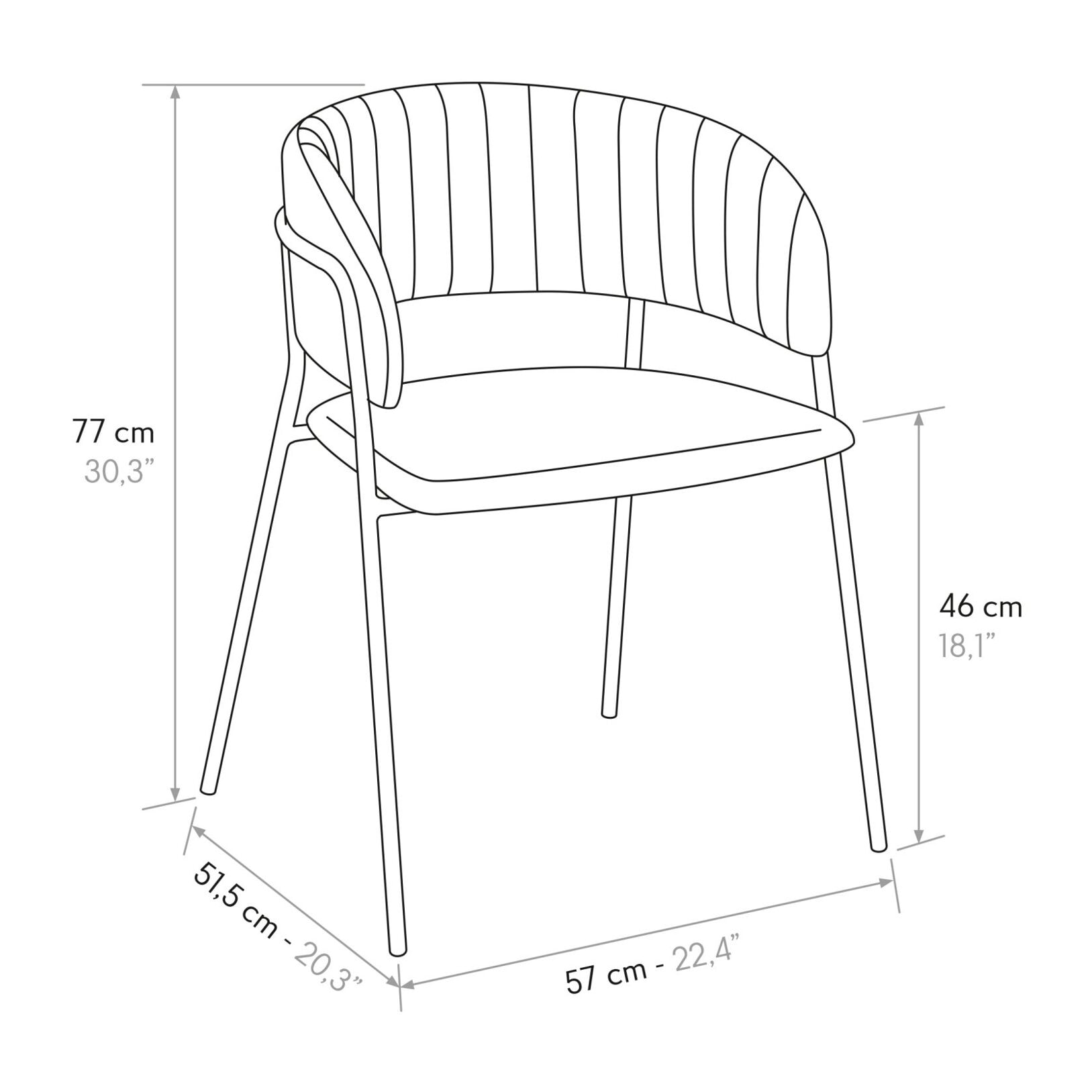 Set di 2 sedie ORCHIES in tessuto effetto velluto bordeaux e struttura in metallo color oro