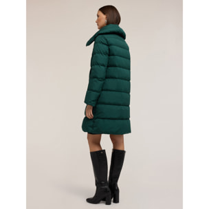 Motivi - Plumífero largo con cuello amplio - Verde