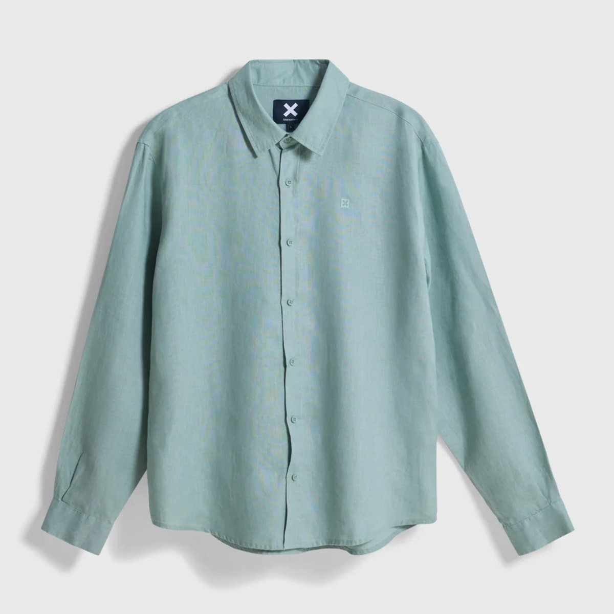 CAMISA DE LINO CORE SAGE