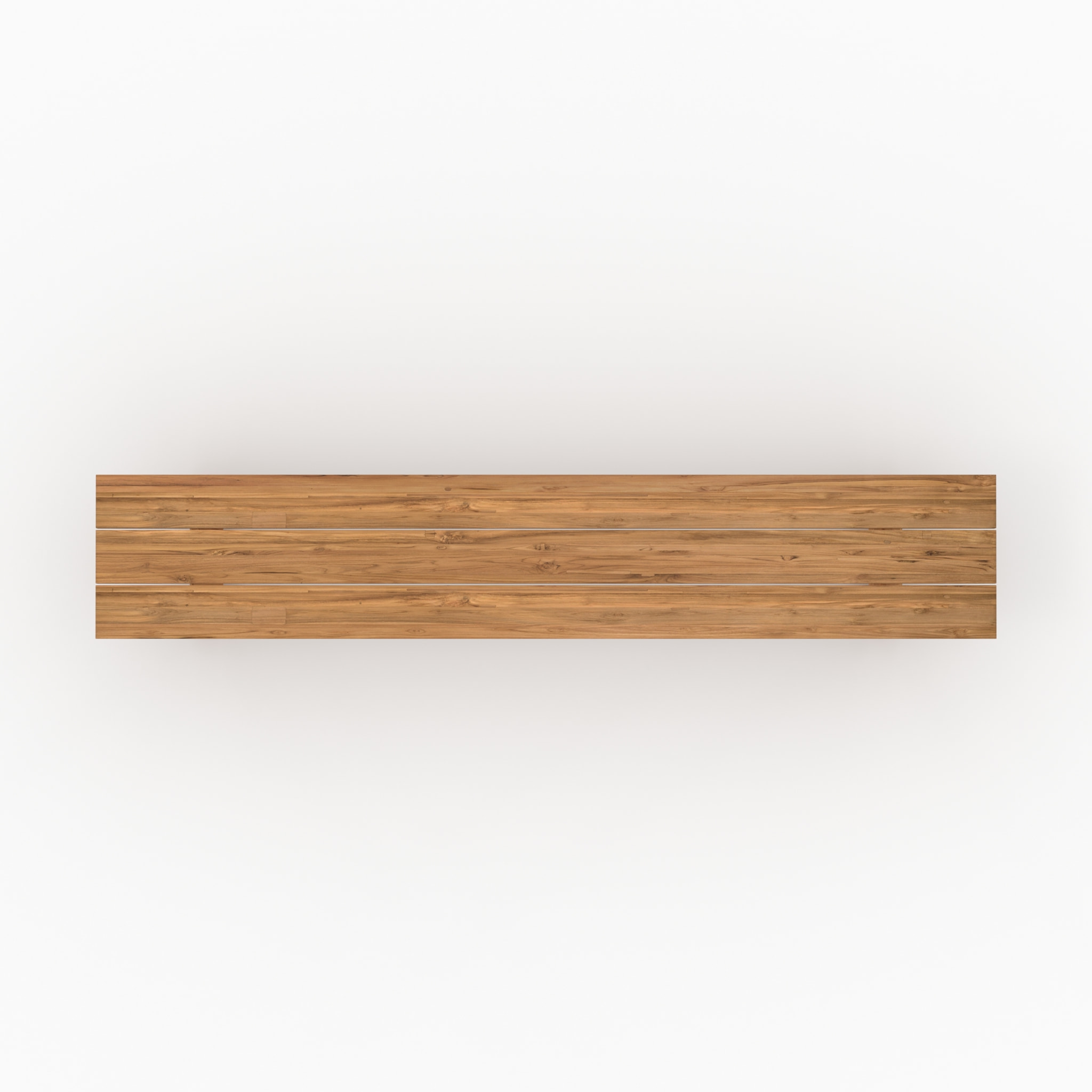 Banc de jardin en bois de teck recyclé 220 cm - Luma