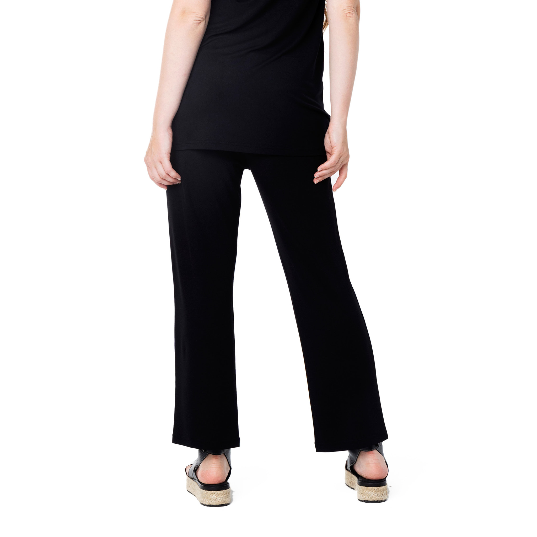 Mamatayoe Pantalón Brillo Para Mujer, Negro