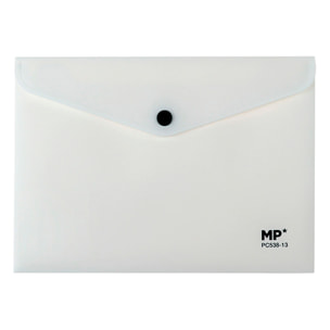 PACK 12 UNIDADES CARPETA SOBRE CIERRE BOTÓN A5 BLANCO