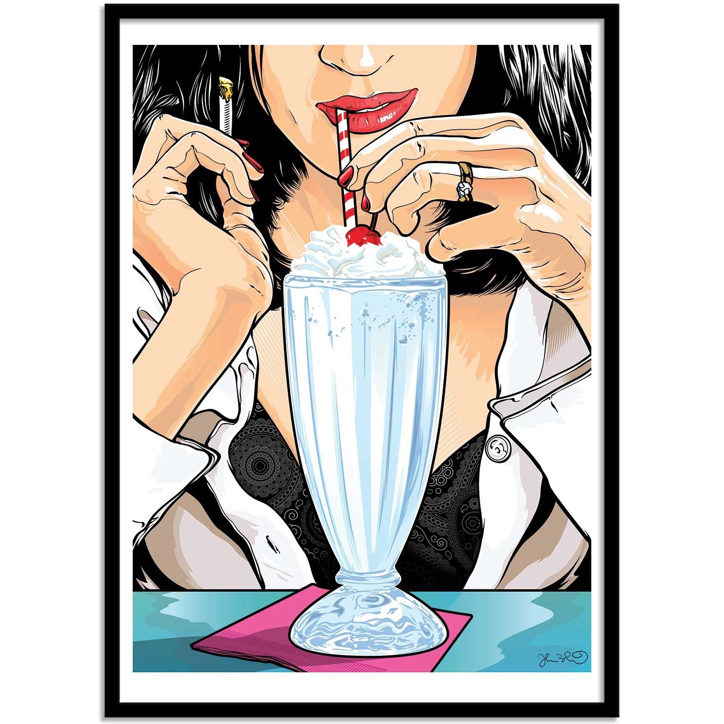 Affiche - Mia Wallace - Joshua Budich