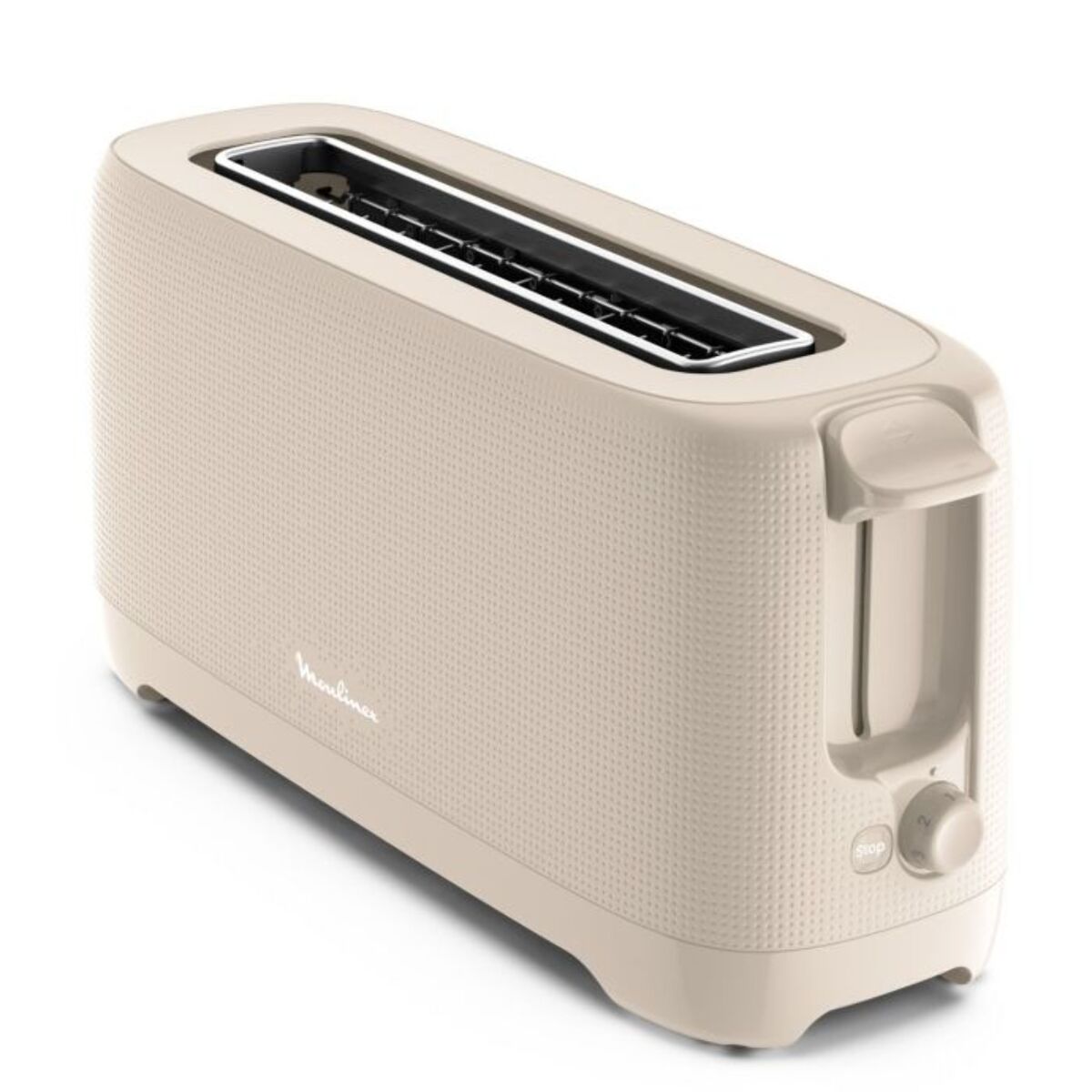 Grille-pain MOULINEX LS2M0B10 morning gris 1 longue fente